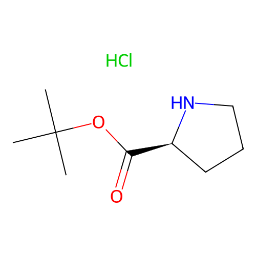 tert-Butyl L-prolinate hydrochloride structure