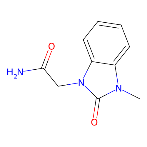 2-(3-methyl-2-oxo-2,3-dihydro-1H-benzimidazol-1-yl)acetamide structure