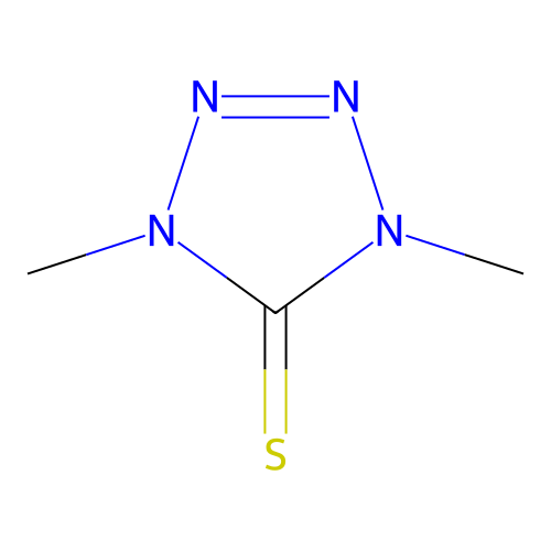 5H-Tetrazole-5-thione, 1,4-dihydro-1,4-dimethyl- structure