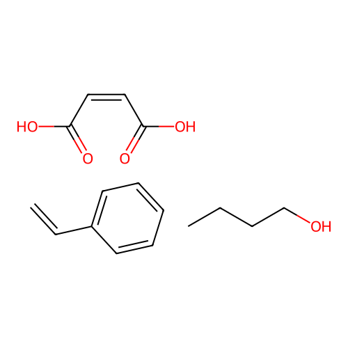 Poly(styrene-co-maleic acid)butyl ester structure