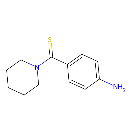 1-(4-Aminothiobenzoyl)piperidine structure