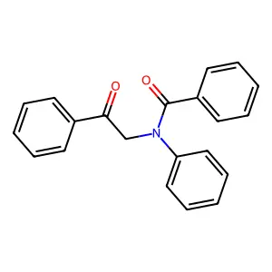 Benzamide, N-(2-oxo-2-phenylethyl)-N-phenyl- structure