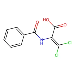 Benzamide, p-chloro-N-(1-((indol-3-ylcarbonyl)methyl)-4-piperidyl)- structure