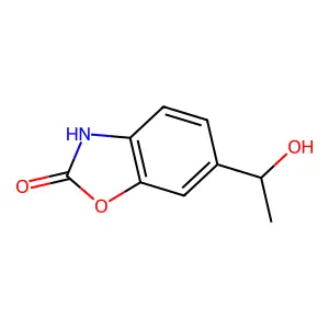 6-(1-Hydroxyethyl)-1,3-benzoxazol-2-ol structure