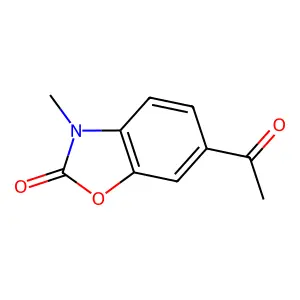 6-Acetyl-3-methyl-3H-benzoxazol-2-one structure