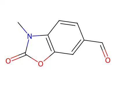 3-Methyl-2-oxo-2,3-dihydro-1,3-benzoxazole-6-carbaldehyde structure