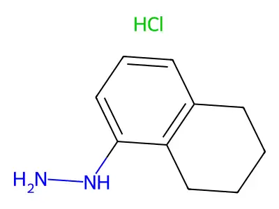 (5,6,7,8-Tetrahydronaphthalen-1-ylamino)azanium chloride structure