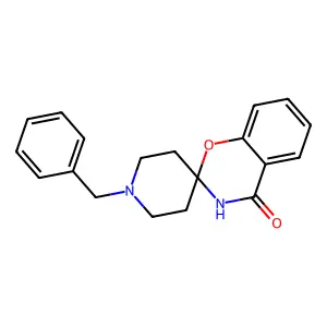 1'-benzylspiro[1,3-benzoxazine-2,4'-piperidin]-4(3H)-one structure