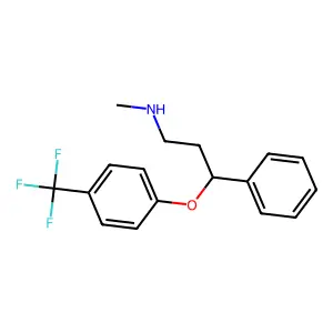 氟西汀 structure