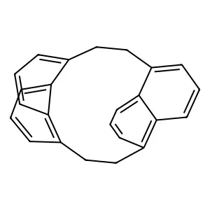 Pentacyclo(10.4.4.44,9.05,21.016,20)tetracosa-1(17),4,6,8,12,14,16(20),18,21,23-decaene, chiral stereoisomer structure