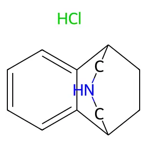 1,5-Ethano-1H-3-benzazepine, 2,3,4,5-tetrahydro-, hydrochloride structure