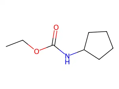 Cyclopentyl-carbamic acid ethyl ester structure