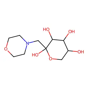 2-(Morpholin-4-ylmethyl)oxane-2,3,4,5-tetrol structure