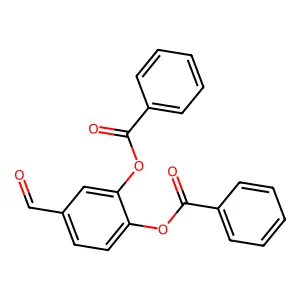 2-(Benzoyloxy)-5-formylphenyl benzoate structure