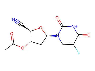 1-(2,4-dihydroxy-3,5-dinitro-phenyl)-ethanone structure