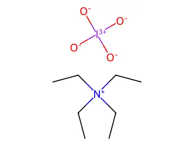 Tetraethylammonium periodate structure