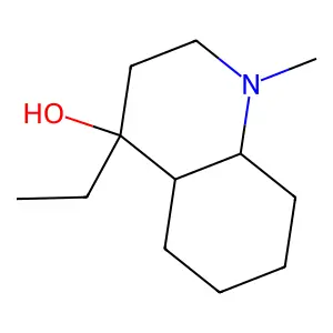 4-Ethyl-1-methyldecahydro-4-quinolinol structure