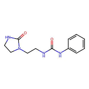 N-(2-(2-Oxo-1-imidazolidinyl)ethyl)-N'-phenylurea structure