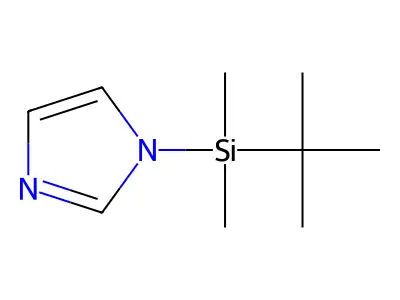 1-((1,1-Dimethylethyl)dimethylsilyl)-1H-imidazole structure