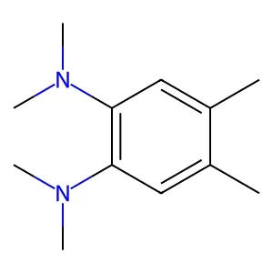 N,N,N',N',4,5-Hexamethylbenzenediamine structure