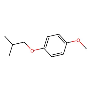 Benzene, 1-methoxy-4-(2-methylpropoxy)- structure