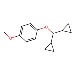 Benzene, 1-(dicyclopropylmethoxy)-4-methoxy- structure