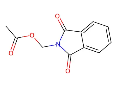 (1,3-Dioxoisoindolin-2-yl)methyl acetate structure