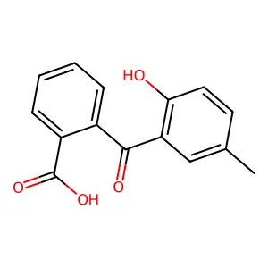 2-(2-Hydroxy-5-methyl-benzoyl)-benzoic acid structure