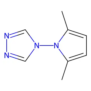 4-(2,5-dimethyl-1H-pyrrol-1-yl)-4H-1,2,4-triazole structure