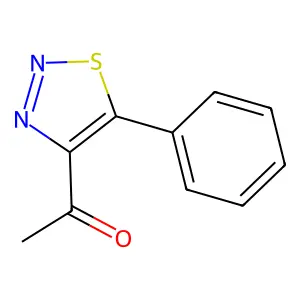 1-(5-Phenyl-1,2,3-thiadiazol-4-yl)ethanone structure