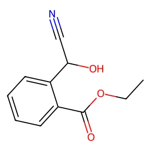 Ethyl 2-[cyano(hydroxy)methyl]benzoate structure