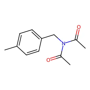 Acetamide, N-acetyl-N-[(4-methylphenyl)methyl]- structure