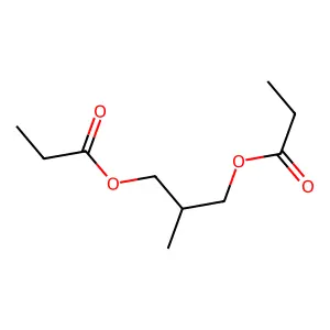 (2-Methyl-3-propanoyloxypropyl) propanoate structure