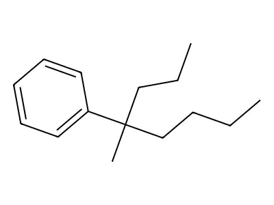 Benzene, (1-methyl-1-propylpentyl)- structure