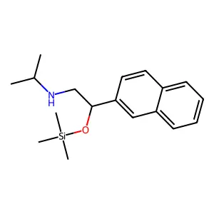 2-Naphthaleneethanamine, N-(1-methylethyl)-beta-[(trimethylsilyl)oxy]- structure