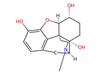 氫嗎啡醇 structure