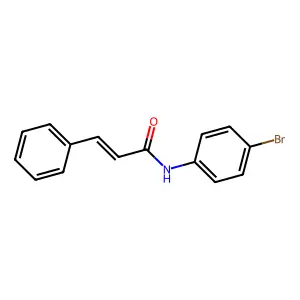N-(4-Bromophenyl)cinnamamide structure