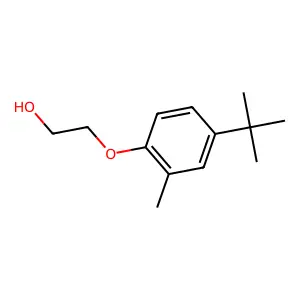 2-[4-(1,1-Dimethylethyl)-2-methylphenoxy]ethanol structure
