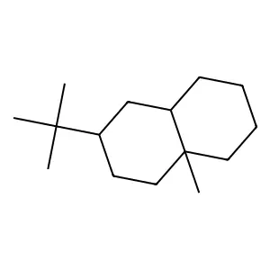 Naphthalene, 2-(1,1-dimethylethyl)decahydro-4a-methyl- structure