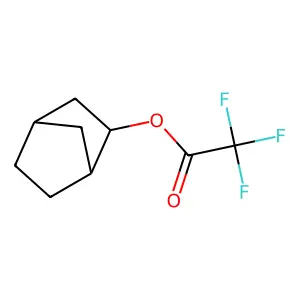 Acetic acid, trifluoro-, bicyclo[2.2.1]hept-2-yl ester structure