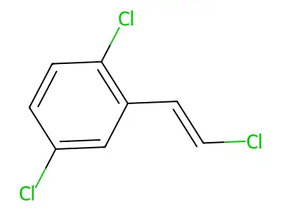 1,4-Dichloro-2-(2-chloroethenyl)benzene structure