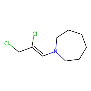 1-(2,3-Dichloro-1-propenyl)hexahydro-1H-azepine structure