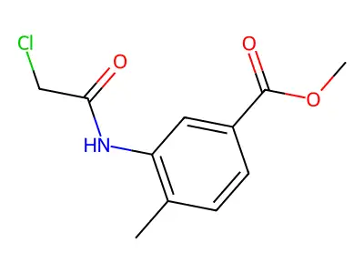Methyl 3-(2-chloroacetamido)-4-methylbenzoate structure