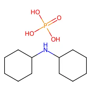 Cyclohexanamine, N-cyclohexyl-, phosphate structure
