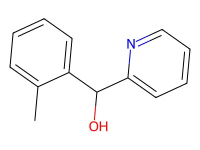 (2-Methylphenyl)(2-pyridinyl)methanol structure