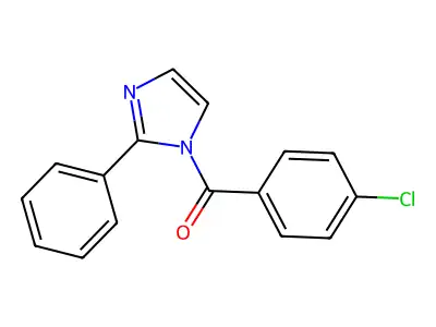 1H-Imidazole, 1-(4-chlorobenzoyl)-2-phenyl- structure
