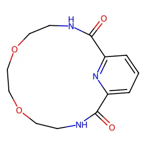 6,9-Dioxa-3,12,18-triazabicyclo[12.3.1]octadeca-1(18),14,16-triene-2,12-dione structure