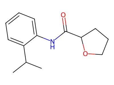 N-(2-isopropylphenyl)tetrahydro-2-furancarboxamide structure