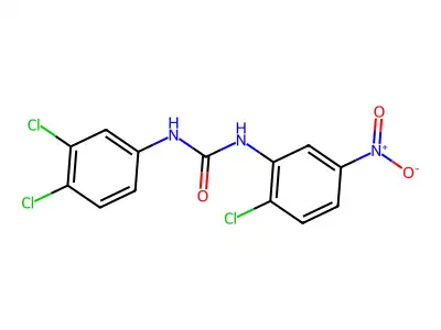 1-(2-Chloro-5-nitrophenyl)-3-(3,4-dichlorophenyl)urea structure