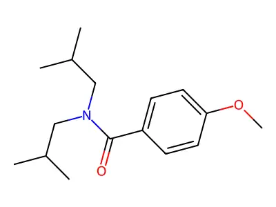 N,N-Diisobutyl-4-methoxybenzamide structure